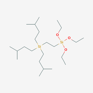 Triethoxy{2-[tris(3-methylbutyl)silyl]ethyl}silane