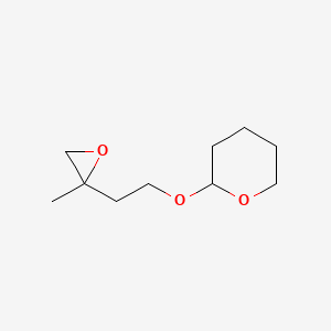 2H-Pyran, tetrahydro-2-[2-(2-methyloxiranyl)ethoxy]-