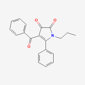 4-Benzoyl-5-phenyl-1-propyl-1H-pyrrole-2,3-dione