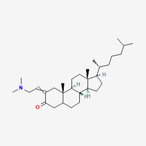 2-[2-(Dimethylamino)ethylidene]cholestan-3-one