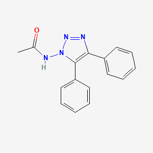 N-(4,5-Diphenyl-1H-1,2,3-triazol-1-yl)acetamide