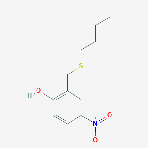 2-[(Butylsulfanyl)methyl]-4-nitrophenol