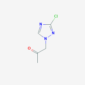 1-(3-Chloro-1H-1,2,4-triazol-1-yl)propan-2-one