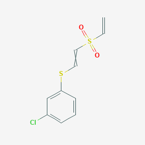 1-Chloro-3-{[2-(ethenesulfonyl)ethenyl]sulfanyl}benzene