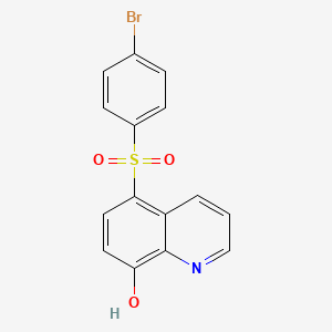 5-(4-Bromobenzene-1-sulfonyl)quinolin-8-ol