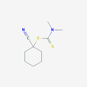 1-Cyanocyclohexyl dimethylcarbamodithioate