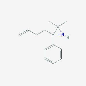 Aziridine, 2-(3-butenyl)-3,3-dimethyl-2-phenyl-