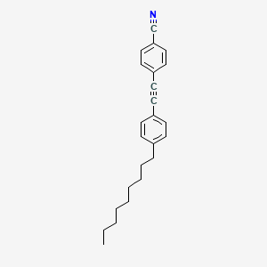 Benzonitrile, 4-[(4-nonylphenyl)ethynyl]-