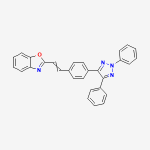 2-{2-[4-(2,5-Diphenyl-2H-1,2,3-triazol-4-yl)phenyl]ethenyl}-1,3-benzoxazole