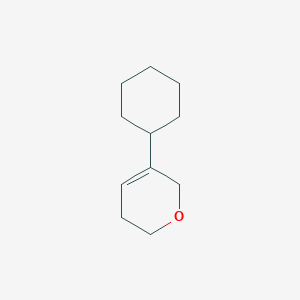 2H-Pyran, 3-cyclohexyl-5,6-dihydro-