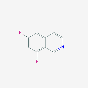 molecular formula C9H5F2N B1457585 6,8-Difluoroisoquinoline CAS No. 1499818-92-6
