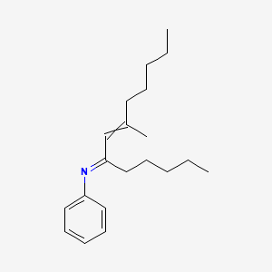 (6E)-8-Methyl-N-phenyltridec-7-en-6-imine