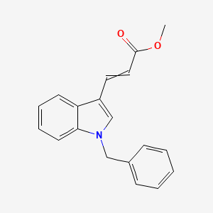 Methyl 3-(1-benzyl-1H-indol-3-yl)prop-2-enoate