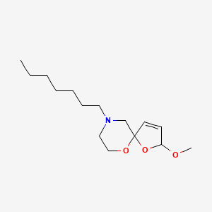 9-Heptyl-2-methoxy-1,6-dioxa-9-azaspiro[4.5]dec-3-ene