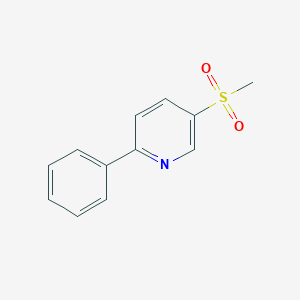 Pyridine, 5-(methylsulfonyl)-2-phenyl-