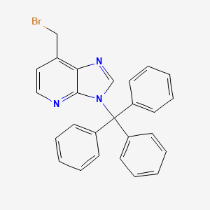 molecular formula C26H20BrN3 B1457596 7-(Bromomethyl)-3-trityl-3H-imidazo[4,5-b]pyridine CAS No. 618900-48-4