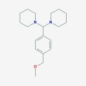 1,1'-{[4-(Methoxymethyl)phenyl]methylene}dipiperidine