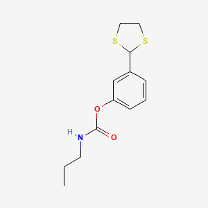 3-(1,3-Dithiolan-2-yl)phenyl propylcarbamate