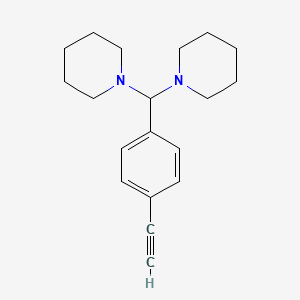 1,1'-[(4-Ethynylphenyl)methylene]dipiperidine