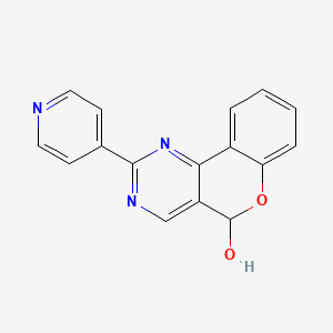 2-(Pyridin-4-yl)-5H-[1]benzopyrano[4,3-d]pyrimidin-5-ol