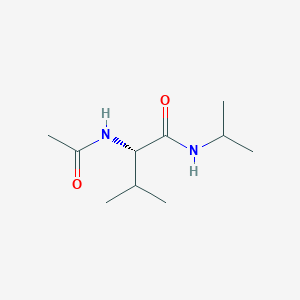 N~2~-Acetyl-N-propan-2-yl-L-valinamide