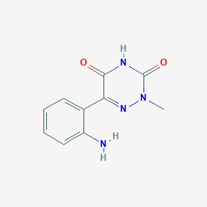 6-(2-Aminophenyl)-2-methyl-1,2,4-triazine-3,5-dione