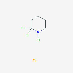 Iron;1,2,2-trichloropiperidine