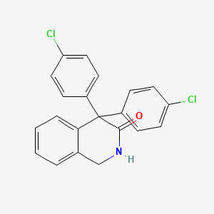 4,4-Bis(4-chlorophenyl)-1,2-dihydroisoquinolin-3-one