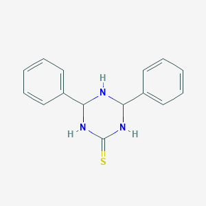 4,6-Diphenyl-1,3,5-triazinane-2-thione