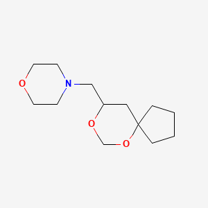 4-[(6,8-Dioxaspiro[4.5]decan-9-yl)methyl]morpholine