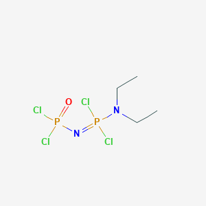 N-[Dichloro(diethylamino)-lambda~5~-phosphanylidene]phosphoramidic dichloride