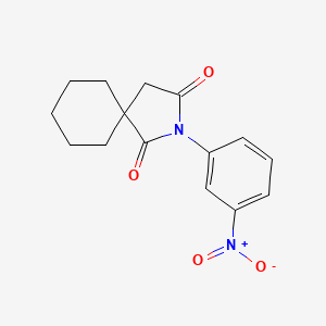 2-Azaspiro[4.5]decane-1,3-dione, 2-(3-nitrophenyl)-