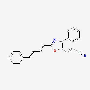 2-(4-Phenylbuta-1,3-dien-1-YL)naphtho[1,2-D][1,3]oxazole-5-carbonitrile