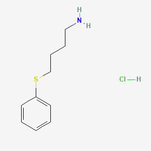 molecular formula C10H16ClNS B1457616 4-(Phenylthio)butan-1-amine hydrochloride CAS No. 1864059-63-1
