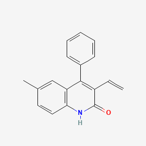 3-ethenyl-6-methyl-4-phenyl-1H-quinolin-2-one