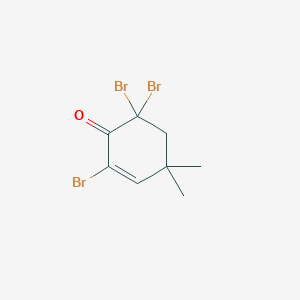 2,6,6-Tribromo-4,4-dimethylcyclohex-2-en-1-one