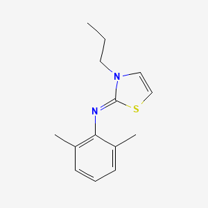 (2Z)-N-(2,6-Dimethylphenyl)-3-propyl-1,3-thiazol-2(3H)-imine