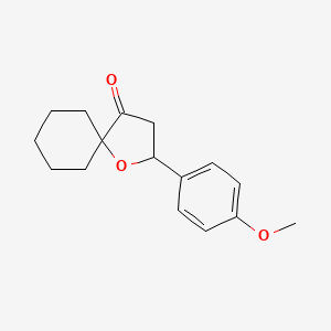 2-(4-Methoxyphenyl)-1-oxaspiro[4.5]decan-4-one