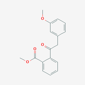 Methyl 2-[(3-methoxyphenyl)acetyl]benzoate