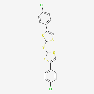 2,2'-Sulfanediylbis[4-(4-chlorophenyl)-2H-1,3-dithiole]