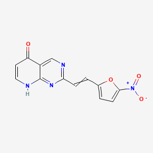 2-[2-(5-Nitrofuran-2-yl)ethenyl]pyrido[2,3-d]pyrimidin-5(8H)-one