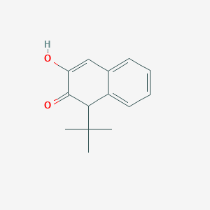 2(1H)-Naphthalenone, 1-(1,1-dimethylethyl)-3-hydroxy-