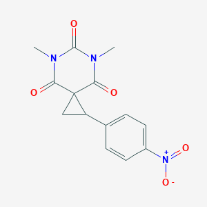 5,7-Dimethyl-1-(4-nitrophenyl)-5,7-diazaspiro[2.5]octane-4,6,8-trione