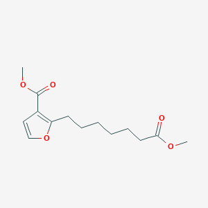 Methyl 2-(7-methoxy-7-oxoheptyl)furan-3-carboxylate