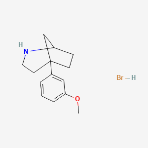 5-(3-Methoxyphenyl)-2-azabicyclo[3.2.1]octane;hydrobromide