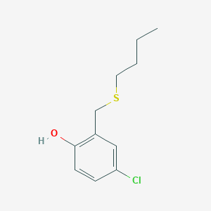 2-[(Butylsulfanyl)methyl]-4-chlorophenol