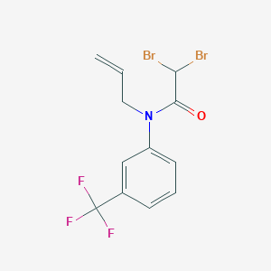 2,2-Dibromo-N-(prop-2-en-1-yl)-N-[3-(trifluoromethyl)phenyl]acetamide