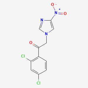 1-(2,4-Dichlorophenyl)-2-(4-nitro-1H-imidazol-1-yl)ethan-1-one