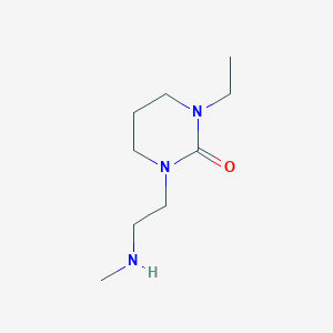 2(1H)-Pyrimidinone, 1-ethyltetrahydro-3-[2-(methylamino)ethyl]-