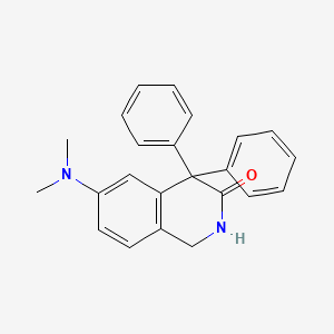 6-(Dimethylamino)-4,4-diphenyl-1,4-dihydroisoquinolin-3(2H)-one